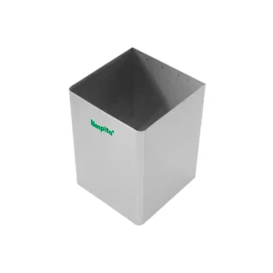 Recip Chico Cuadrado Ac Inox