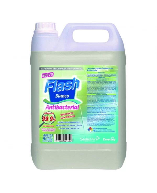 Flash Blanco Antibacterial 5 Lt