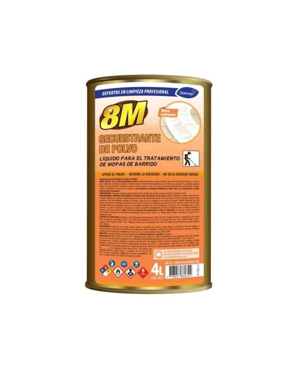 8m Secuestrante De Polvo 4 Lt