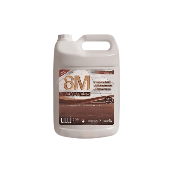 8m Express Cera Incolora Autobrillo 5 Lt