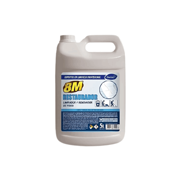 8m Restaurador Limpiador Mantenedor De Ceras Lustrables 5 Lt
